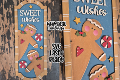 Sweet Wishes Prim Ginger Sign Laser SVG Product Image 1