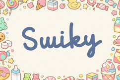 Swiky Playful Monoline Script Font Product Image 1