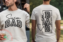 Crazy Proud Always Loud Swim Dad SVG, Swim Dad SVG PNG Product Image 1