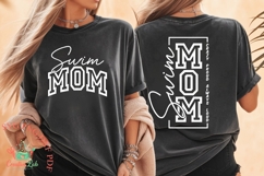 swim mom svg