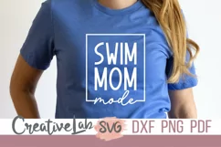 swim mom svg
