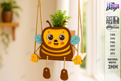Swing Planter Laser Cut | Wooden Animal Planter Holders |CNC Product Image 1