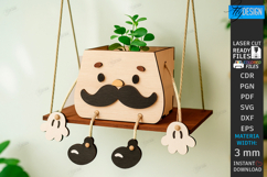 Swing Planters Laser Cut Bundle|Plant Pots|Hanging Planters Product Image 7