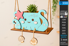 Swing Planters Laser Cut Bundle|Plant Pots|Hanging Planters Product Image 10