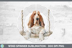 GorgeousSwinging Dogs Wind Spinner design.