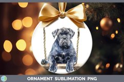 GorgeousSwinging Dogs Ornament design.