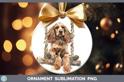 GorgeousSwinging Dogs Ornament design.