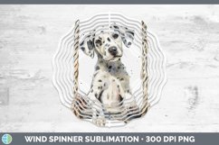 GorgeousSwinging Dogs Wind Spinner design.