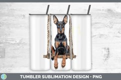 GorgeousSwinging Dogs Tumbler design.