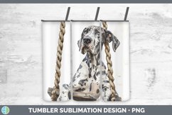 GorgeousSwinging Dogs Tumbler design.