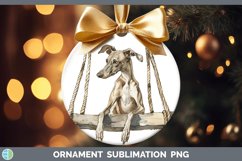 GorgeousSwinging Dogs Ornament design.