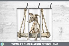 GorgeousSwinging Dogs Tumbler design.