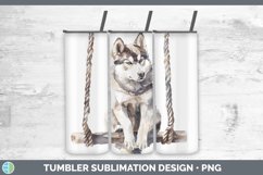 GorgeousSwinging Dogs Tumbler design.