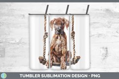 GorgeousSwinging Dogs Tumbler design.