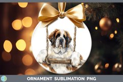 GorgeousSwinging Dogs Ornament design.