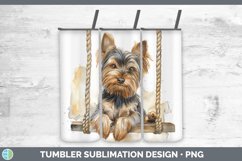 GorgeousSwinging Dogs Tumbler design.