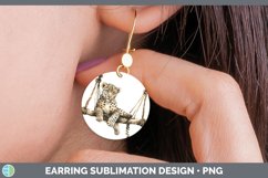 GorgeousSwinging Round Earrings design.