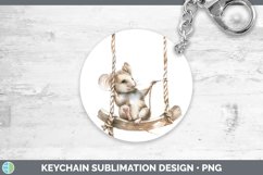 GorgeousSwinging Keychain design.