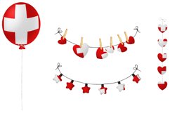 National, Patriotic Party Bundle. Switzerland Product Image 4