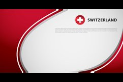 Switzerland layout background concept design template Product Image 2