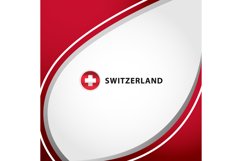 Switzerland square layout background concept design template Product Image 1