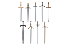sword knight set cartoon Product Image 1