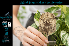 Gothic Plant Stake - Syngonium - SVG PNG Laser Cut - Gard Product Image 1