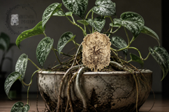 Gothic Plant Stake - Syngonium - SVG PNG Laser Cut - Gard Product Image 3