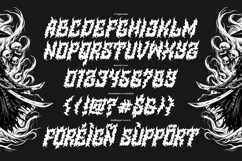 Syrax | Brutal Black Metal Typeface Product Image 8