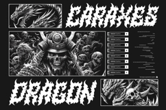Syrax | Brutal Black Metal Typeface Product Image 4