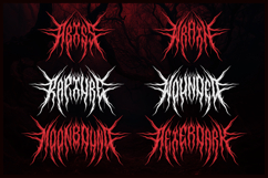 Sythorn | Black Metal Font Product Image 5