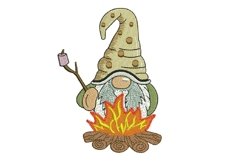 Marshmallow Gnome Embroidery Design Product Image 1