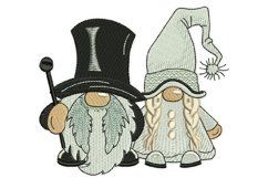 Wedding Gnomes Embroidery Design Product Image 1