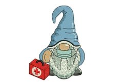Doctor Gnome Embroidery Design Product Image 1