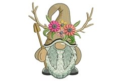Boho Gnome Embroidery Design Product Image 1