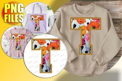 T Doodle Letter Heart Whimsical Love Spirit! Product Image 1