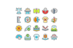 comfort usability product icons set vector Product Image 1