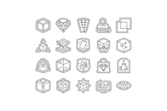 design aesthetics product icons set vector Product Image 1