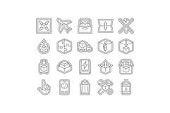 portability convenience product icons set vector Product Image 1