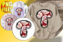 T Doodle Letter Valentine Romantic Playful Design! Product Image 1