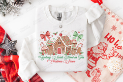 Jolly and Sweet Christmas Cheer Holiday Shirt Design Product Image 2