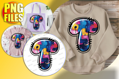 T Doodle Letter Valentine Festive Whimsical Style! Product Image 1