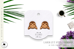 Cute Animal Stud Earrings | Ocean Animal Earrings Laser Cut Product Image 2