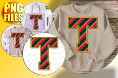 T Doodle Letter Style Symbol Bright Festive Style! Product Image 1