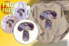 T Doodle Letter Style Sublimation Bright Christmas Spirit! Product Image 1