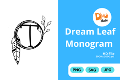Dream Leaf Monogram Product Image 1