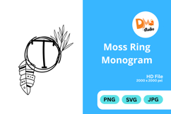 Moss Ring Monogram Product Image 1