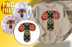 T Doodle Letter Style Clipart Whimsical Christmas Fun! Product Image 1