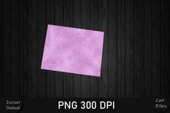 50 United States Plum Glitter Map Png, 50 US States PNG Product Image 12