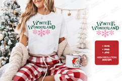 Winter Wonderland Snowflakes Shirt Design Product Image 1